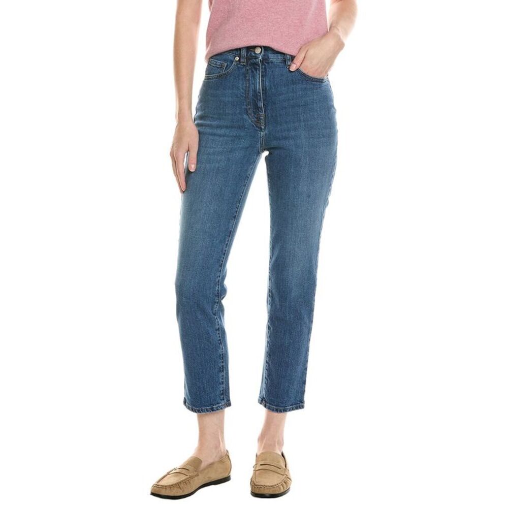 Peserico Womens Slim Jean, Blue